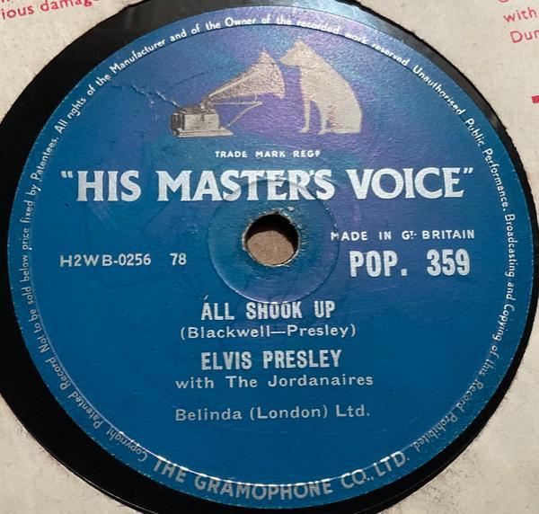 Elvis Presley, The Jordanaires - All Shook Up / That's When Your Heartaches Begin