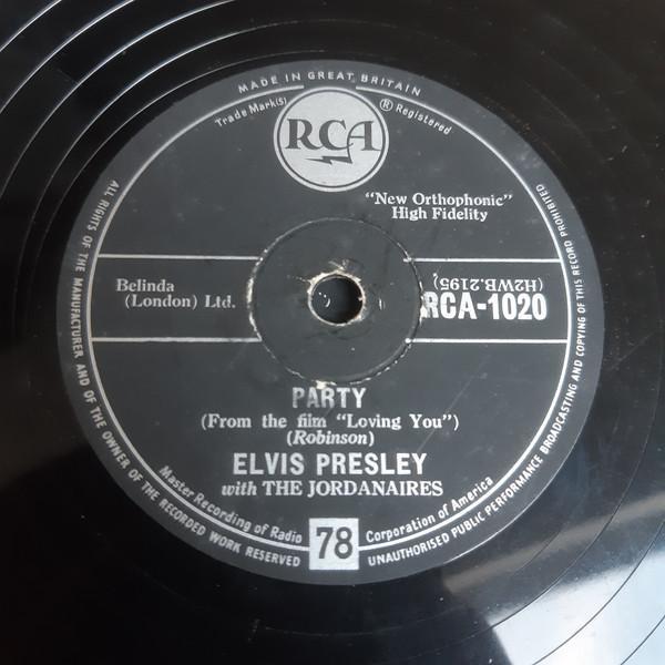 Elvis Presley, The Jordanaires - Party / Got A Lot O' Livin' To Do
