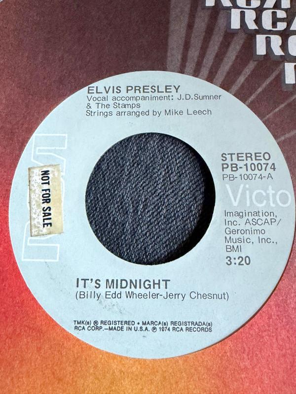 Elvis Presley - It's Midnight / Promised Land