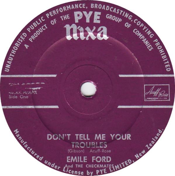Emile Ford & The Checkmates - Don't Tell Me Your Troubles