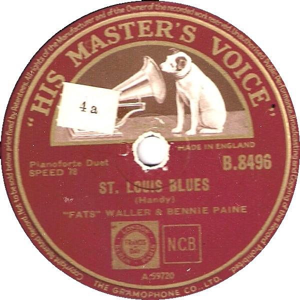 Fats Waller, Bennie Payne - St. Louis Blues / After You've Gone