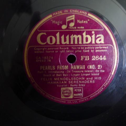 Felix Mendelssohn & His Hawaiian Serenaders - Pearls From Hawaii (No. 2)