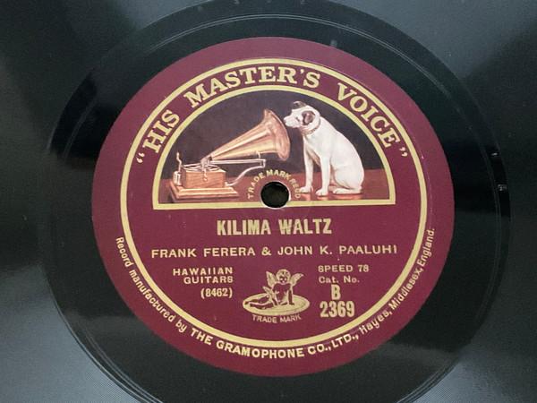 Ferera And Paaluhi - Kilima Waltz / Hawaiian Waltz Medley 
