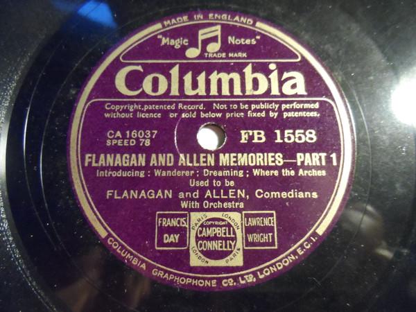 Flanagan And Allen - Flanagan And Allen Memories