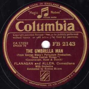 Flanagan And Allen - The Umbrella Man / Nice People