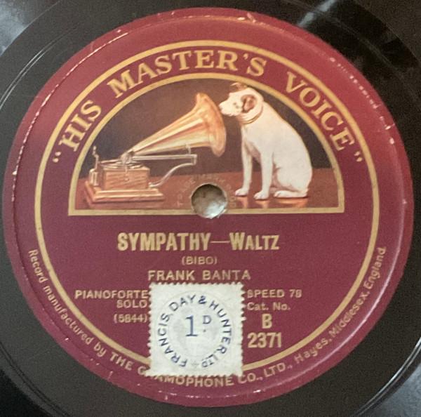 Frank Banta - Sympathy Waltz / When The Red, Red Robin Comes Bob, Bob Bobbin' Along
