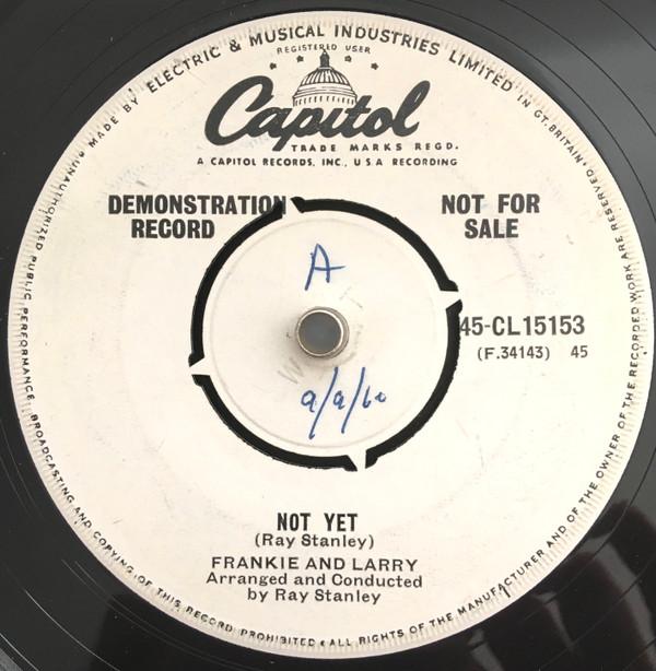 Frankie And Larry - Not Yet