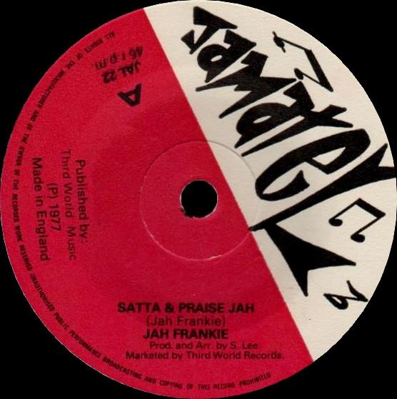 Frankie Jones (2) - Satta & Praise Jah