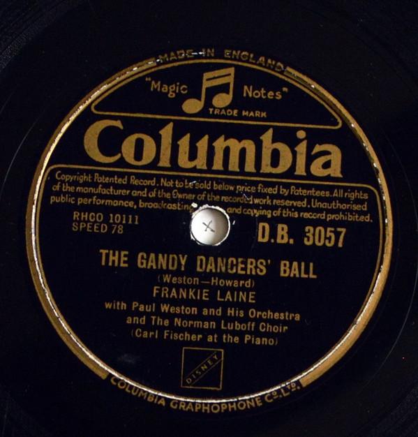 Frankie Laine, Paul Weston And His Orchestra, Norman Luboff Choir - The Gandy Dancers' Ball / When You're In Love