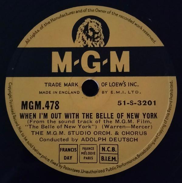 Fred Astaire - I Wanna Be A Dancin' Man / When I'm Out With The Belle Of New York