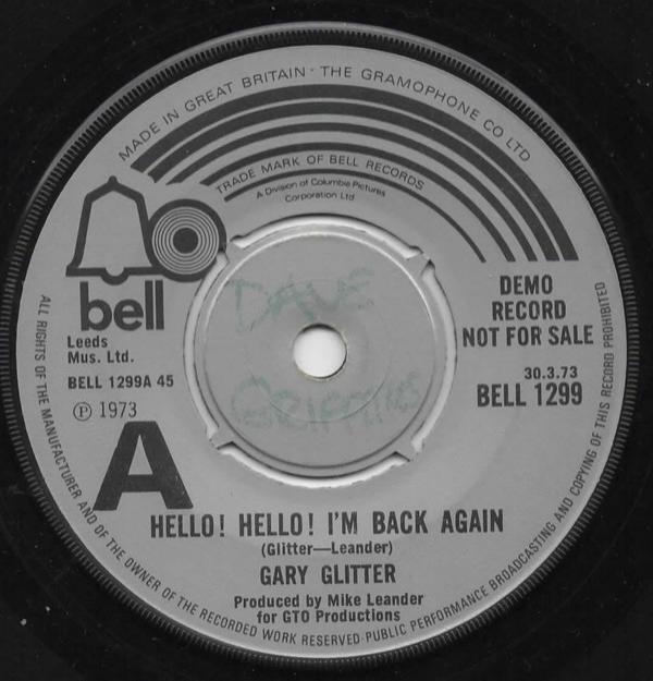 Gary Glitter - Hello! Hello! I'm Back Again