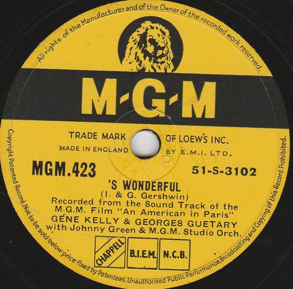 Gene Kelly, MGM Studio Orchestra, Johnny Green, Georges Guétary - 'S Wonderful / I'll Build A Stairway To Paradise