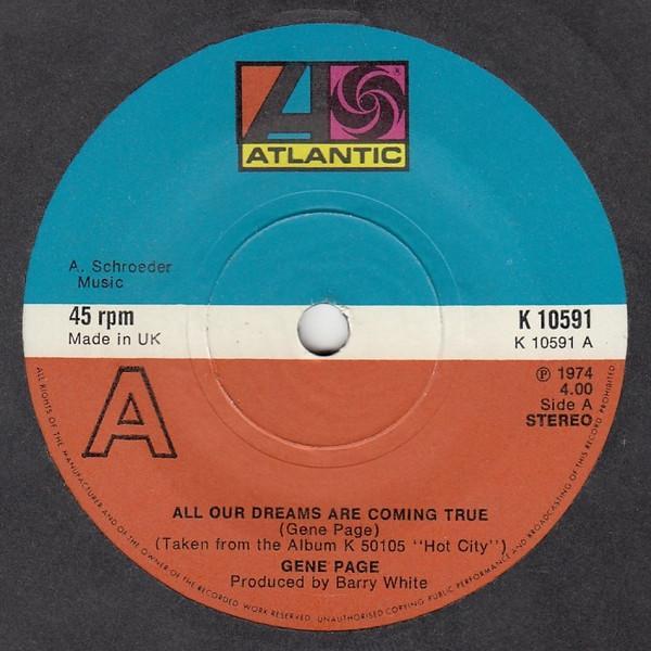 Gene Page - All Our Dreams Are Coming True