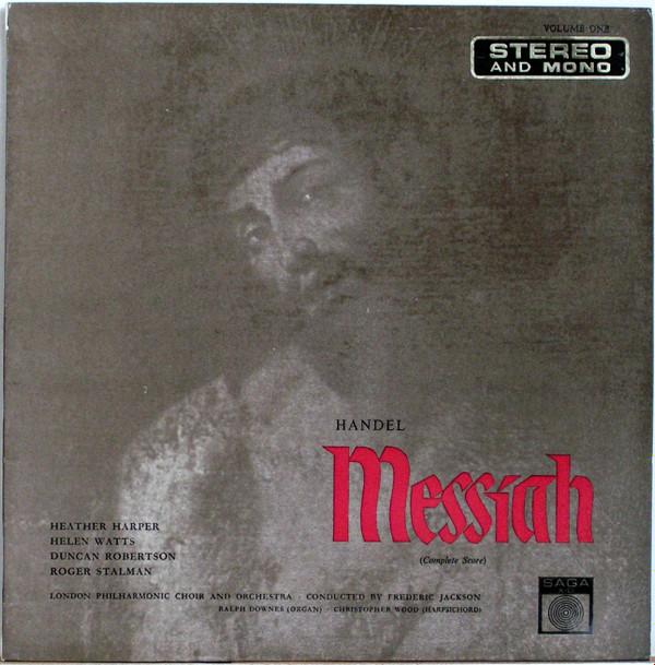 Georg Friedrich Händel, Heather Harper, Helen Watts, Duncan Robertson (3), Roger Stalman, Ralph Downes, Christopher Wood, The London Philharmonic Choir, The London Philharmonic Orchestra, Frederick Jackson - Messiah Record 1