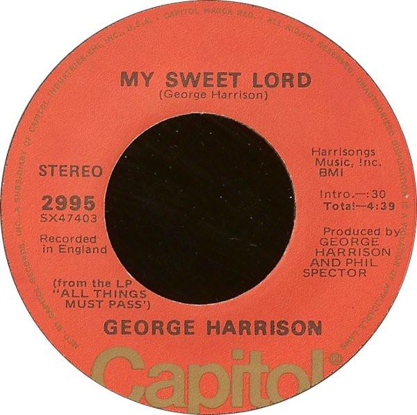 George Harrison - My Sweet Lord / Isn't It A Pity