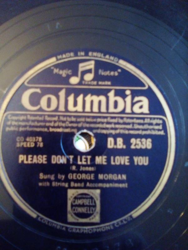 George Morgan (2) - Candy Kisses / Please Don't Let Me Love You