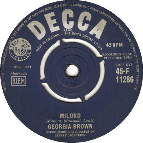 Georgia Brown - Milord