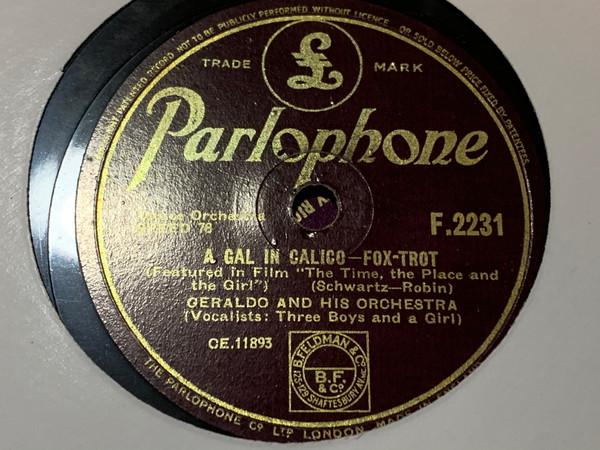 Geraldo And His Orchestra - A Gal In Galigo / Whisper I Love You