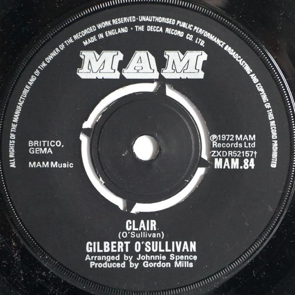 Gilbert O'Sullivan - Clair