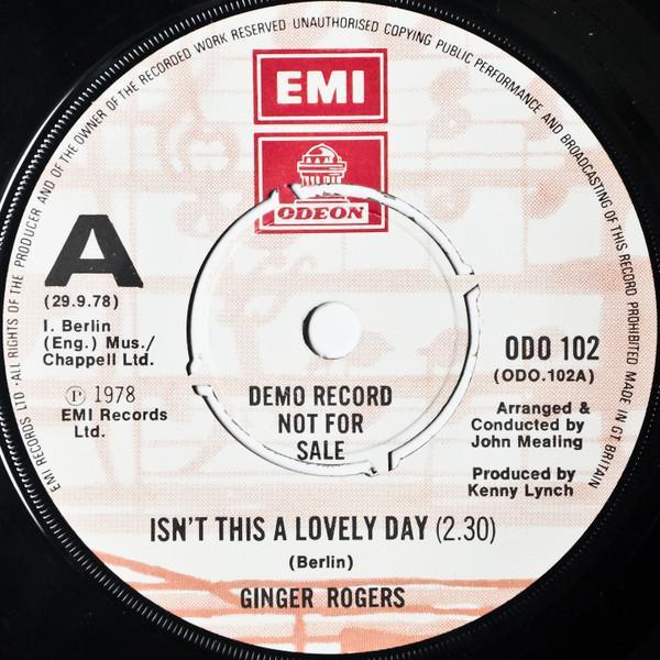 Ginger Rogers - Isn't This A Lovely Day