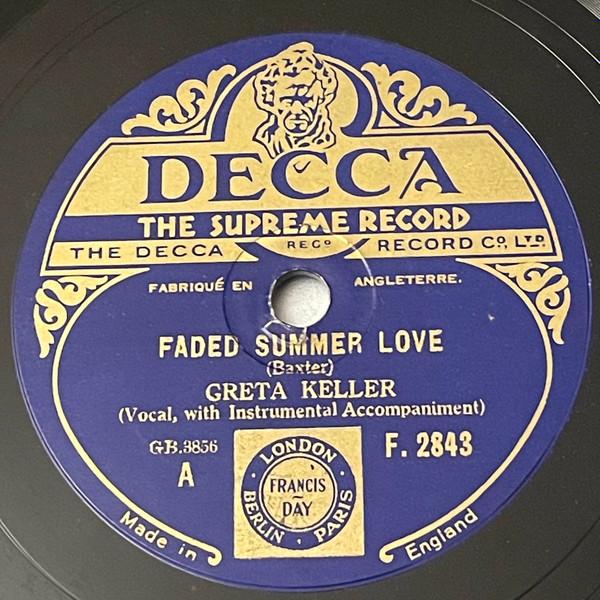 Greta Keller - Faded Summer Love