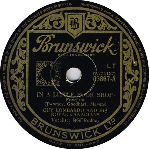 Guy Lombardo And His Royal Canadians - In A Little Book Shop / An Old Sombrero (And An Old Spanish Shawl)