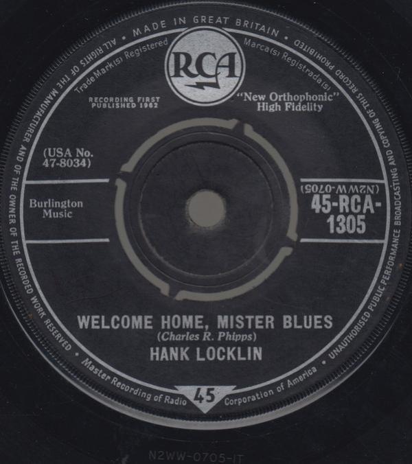 Hank Locklin - Welcome Home, Mister Blues