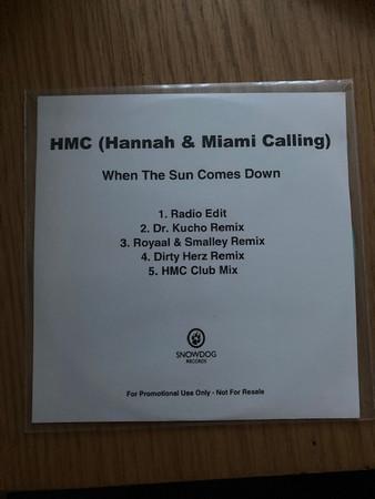 Hannah (2), Miami Calling - When The Sun Comes Down