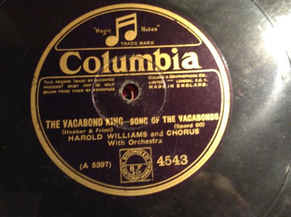 Harold Williams (3), Doris Vane - Song Of The Vagabonds / Only A Rose