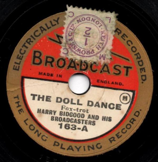 Harry Bidgood And His Broadcasters - The Doll Dance / Clap Yo' Hands