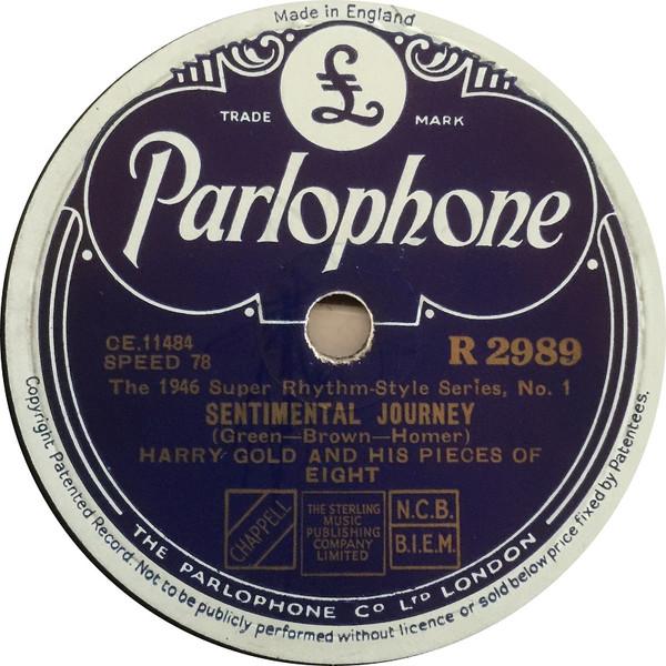 Harry Gold And His Pieces Of Eight - Sentimental Journey / Meander In The Minor