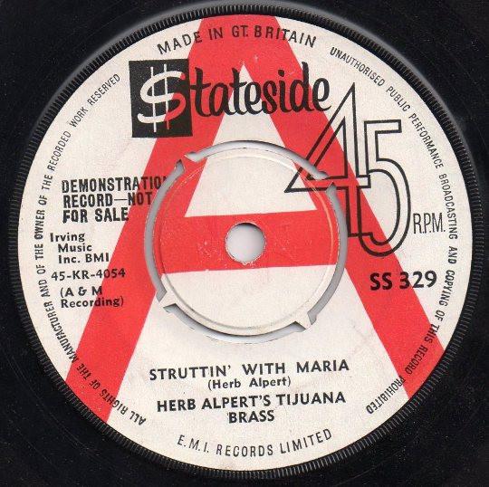 Herb Alpert & The Tijuana Brass - Struttin' With Maria / Marching Thru Madrid