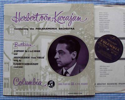 Herbert von Karajan, Philharmonia Orchestra, Ludwig van Beethoven - Symphony No. 5 In C Minor, Op 67 / Abscheulicher! From "Fidelio"