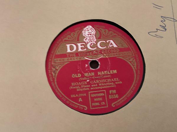 Hoagy Carmichael - Old Man Harlem / Star Dust 