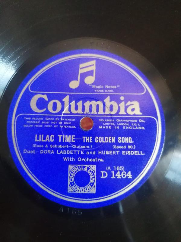 Hubert Eisdell, Dora Labbette - Lilac Time - The Golden Song / Lilac Time - The Flower