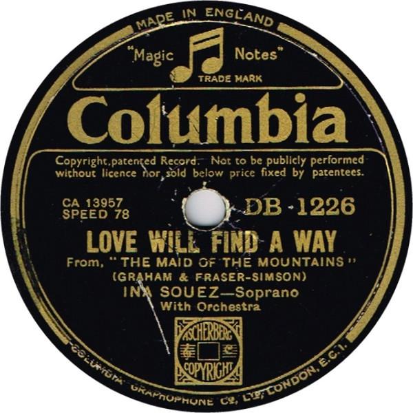 Ina Souez - Love Will Find A Way / My Hero