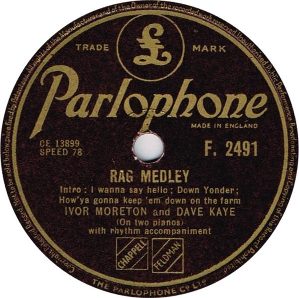 Ivor Moreton And Dave Kaye - Rag Medley