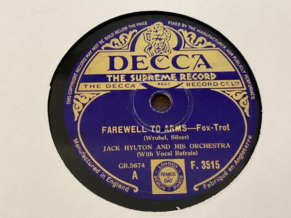 Jack Hylton And His Orchestra - Farewell To Arms / Her Name Is Mary