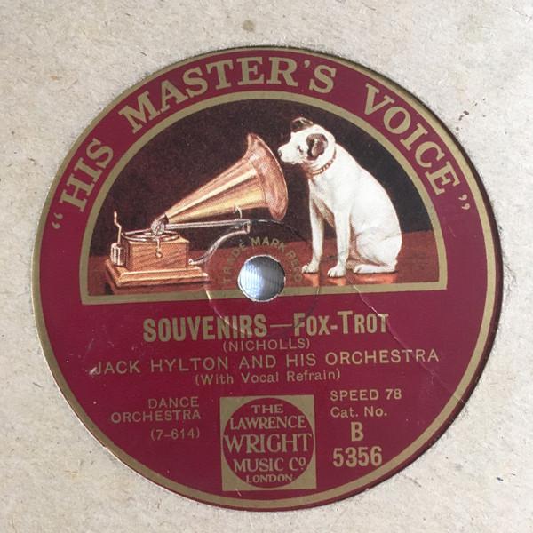 Jack Hylton And His Orchestra - Souvenirs / Le-A-Nore