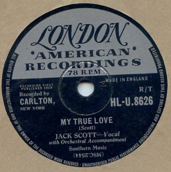Jack Scott - My True Love / Leroy