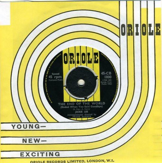 Jackie Lee (2) - The End Of The World (Ended When You Said Goodbye)