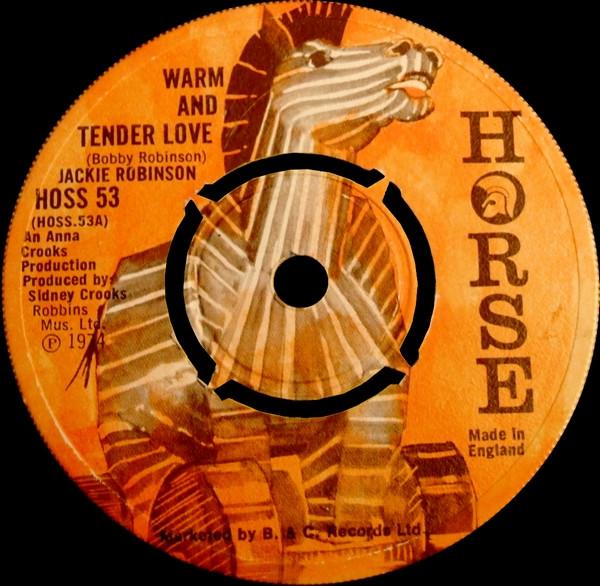 Jackie Robinson (2) - Warm & Tender Love / Love Is A Game
