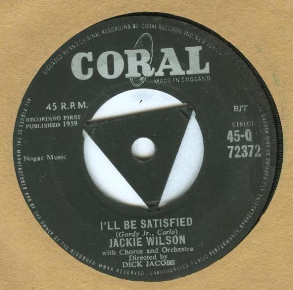 Jackie Wilson - I'll Be Satisfied