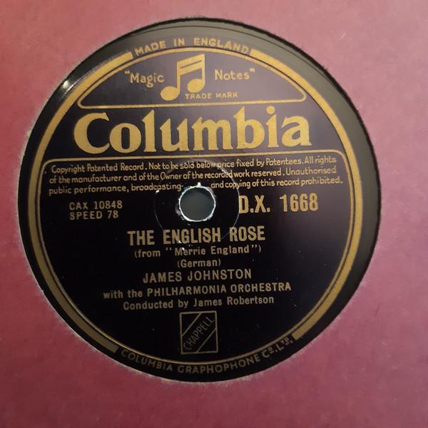 James Johnston (8), Philharmonia Orchestra, James Robertson (11) - The English Rose / Song Of The Road