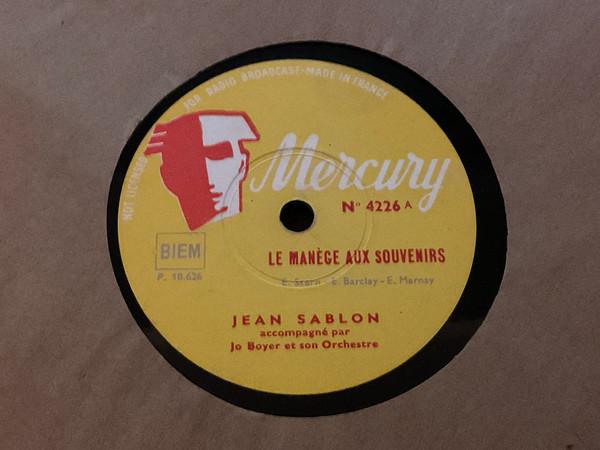Jean Sablon - Le Manège Aux Souvenirs / Un Seul Couvert Please James 