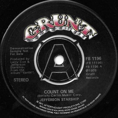Jefferson Starship - Count On Me