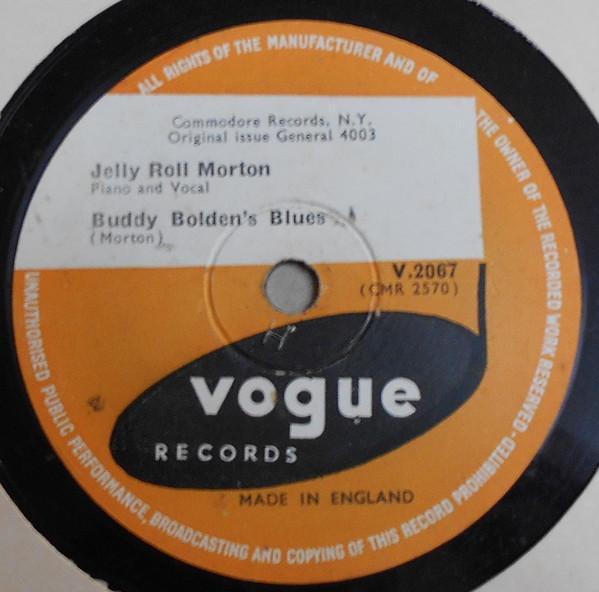 Jelly Roll Morton - Buddy Bolden's Blues / The Crave