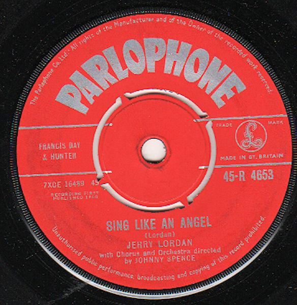Jerry Lordan - Sing Like An Angel