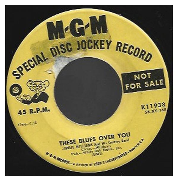 Jimmie Williams - These Blues Over You / No One Knows