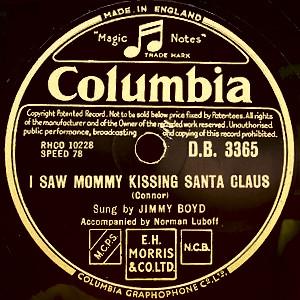 Jimmy Boyd - I Saw Mommy Kissing Santa Claus / Little Train A-Chuggin' In My Heart